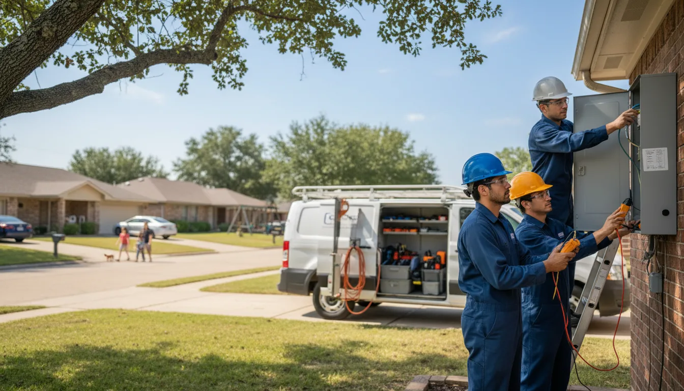 Certified electrician providing emergency electrical services in Rubicon, WI